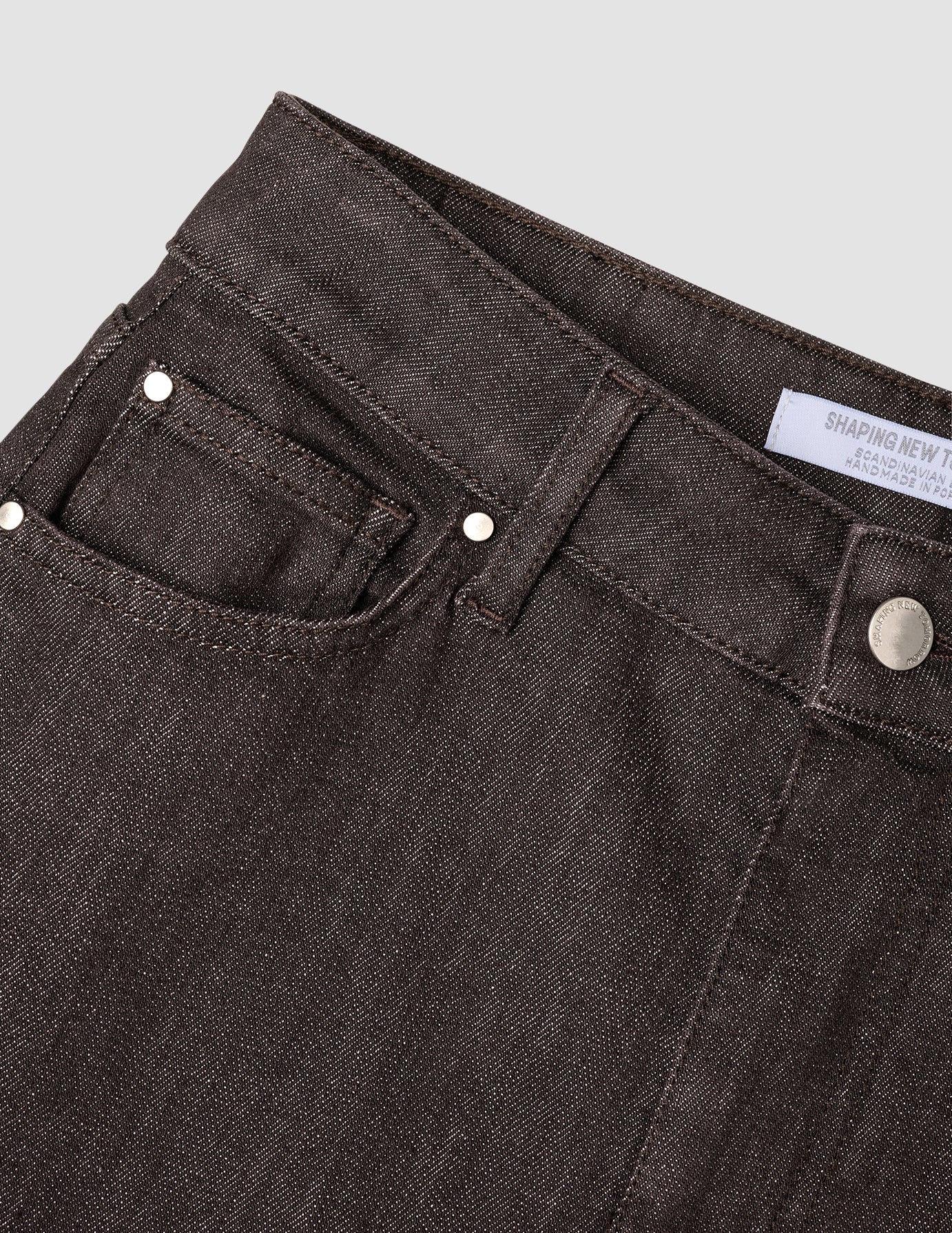 Women Evelin Jeans Tapered Chocolate
